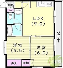物件の間取り