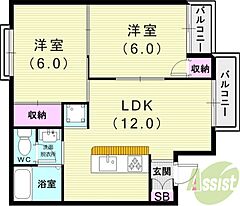 物件の間取り