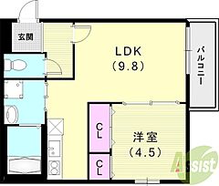 物件の間取り