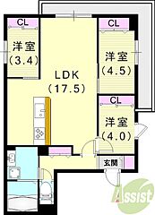 物件の間取り