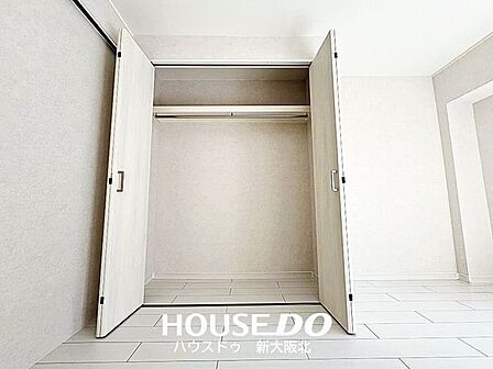 ■造り付けのクローゼットは地震の揺れで倒れる心配がなく、防災面でも安心です!