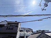 ■バルコニーからの眺望です！■周りに遮る建物がない為、陽当り良好です