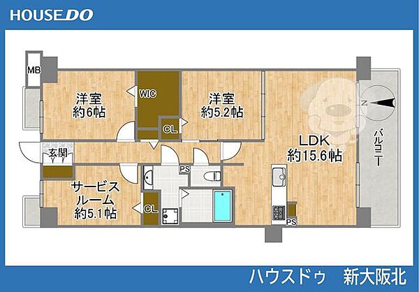 間取りを拡大表示