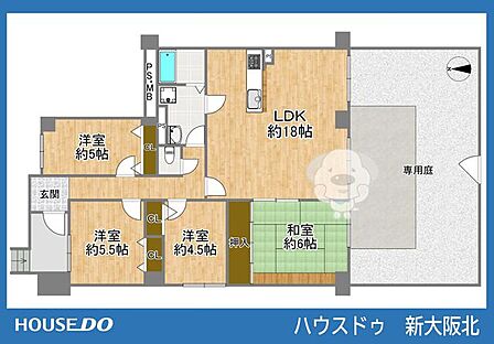 4LDK 間取り