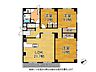 間取り：各居室収納ございますので、お部屋がすっきり片付きますね