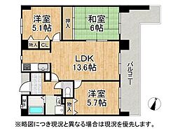 間取図画像 3LDK