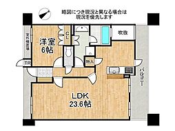 ネバーランド大津GRANBAY 1LDKの間取図画像
