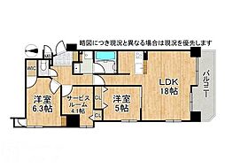 間取図画像 2SLDK