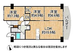 間取図画像 3LDK