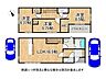 間取り：全居室収納有り！お部屋がスッキリ片付きますね