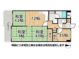ルネ藤の森 4DKの間取図画像