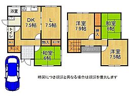 八幡市川口東扇 中古一戸建て
