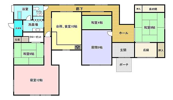 間取りを拡大表示