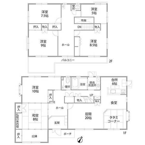 間取りを拡大表示