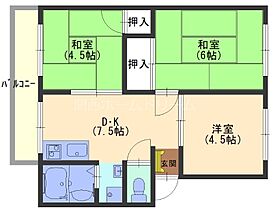 エクセレントファミール  ｜ 大阪府守口市寺方元町3丁目（賃貸アパート3DK・2階・47.00㎡） その2