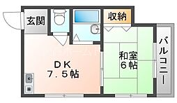 間取図画像 1DK