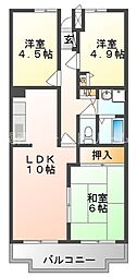 間取図画像 3LDK