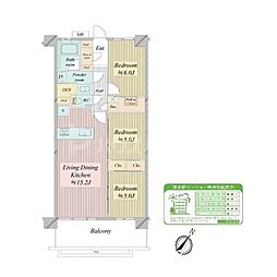 間取図画像 3LDK