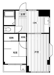 間取図画像 2DK