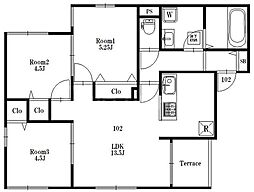 間取図画像 3LDK