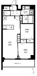 アーバンパーク船堀II 2LDKの間取図画像