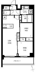 アーバンパーク船堀II 2LDKの間取図画像