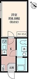 ラシクラス南行徳 1Kの間取図画像
