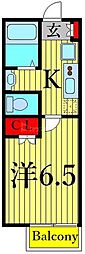 アーカスK6 1Kの間取図画像