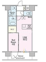 サクラレジデンス 1LDKの間取図画像