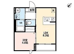 robot home 瑞江 1LDKの間取図画像