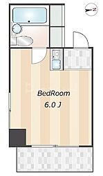 ニューガイアリルーム西葛西No.59 ワンルームの間取図画像