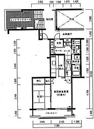 コーポレート江戸川 1LDKの間取図画像