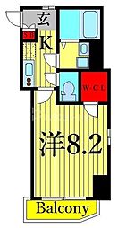 アトレ東葛西 1Kの間取図画像