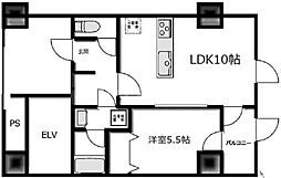 COCOハウス西葛西 1LDKの間取図画像