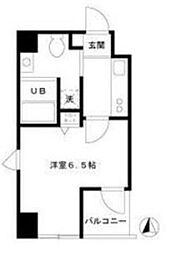 サン・シオン ワンルームの間取図画像