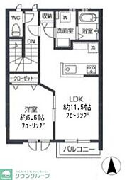 Raffine 1LDKの間取図画像
