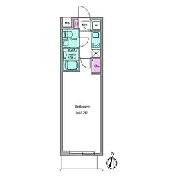 BeverlyHomes石神井台 1Kの間取図画像