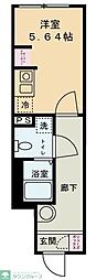 シロンコート杉並 ワンルームの間取図画像