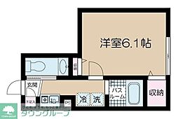 フェリーチェ阿佐ヶ谷7 1Kの間取図画像