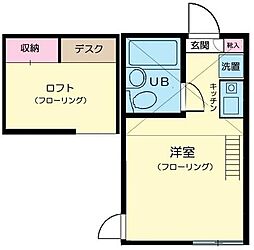 myplanx ワンルームの間取図画像