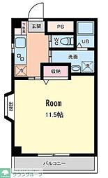 パレスジョージタウン 1LDKの間取図画像