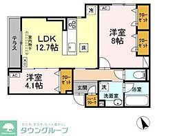CASA de MaNa 吉祥寺 2LDKの間取図画像