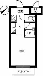 スカイコート荻窪5 1Kの間取図画像