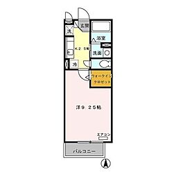 ルミエール井荻 1Kの間取図画像