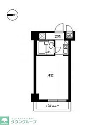スカイコートエクセレント荻窪 ワンルームの間取図画像