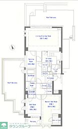 ライオンズマンション荻窪グランフォート 2SLDKの間取図画像