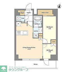 AIFLAT阿佐ヶ谷 2LDKの間取図画像