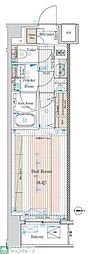 ブライズ中野江古田 1Kの間取図画像