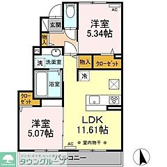 物件の間取り