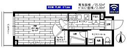 ステージグランデ新中野アジールコート 1Kの間取図画像